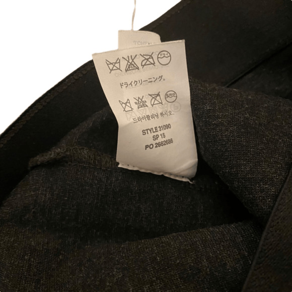 J Crew Pixie Charcoal Gray Pants 31090 Women's Ponte Leggings size 4 - Picture 6 of 9